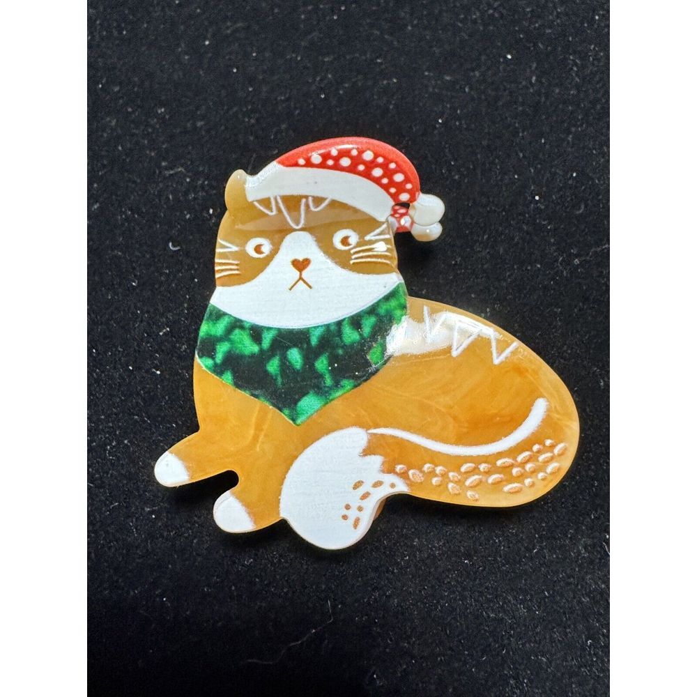 Cat Christmas‎ Hair Claw Clip Hair Cute Accessories Holiday Style New